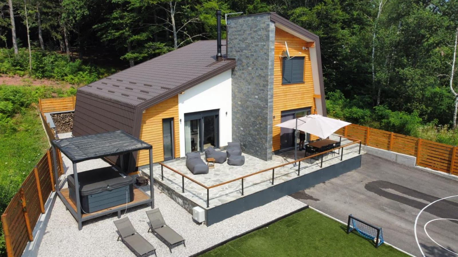 Oak House Villa Brusane Buitenkant foto