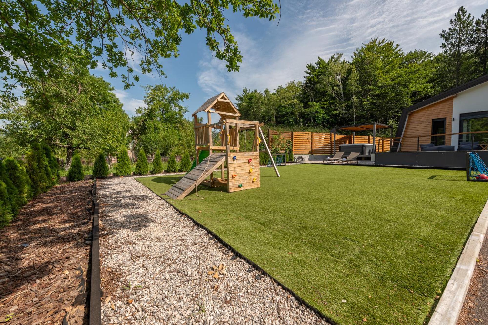Oak House Villa Brusane Buitenkant foto
