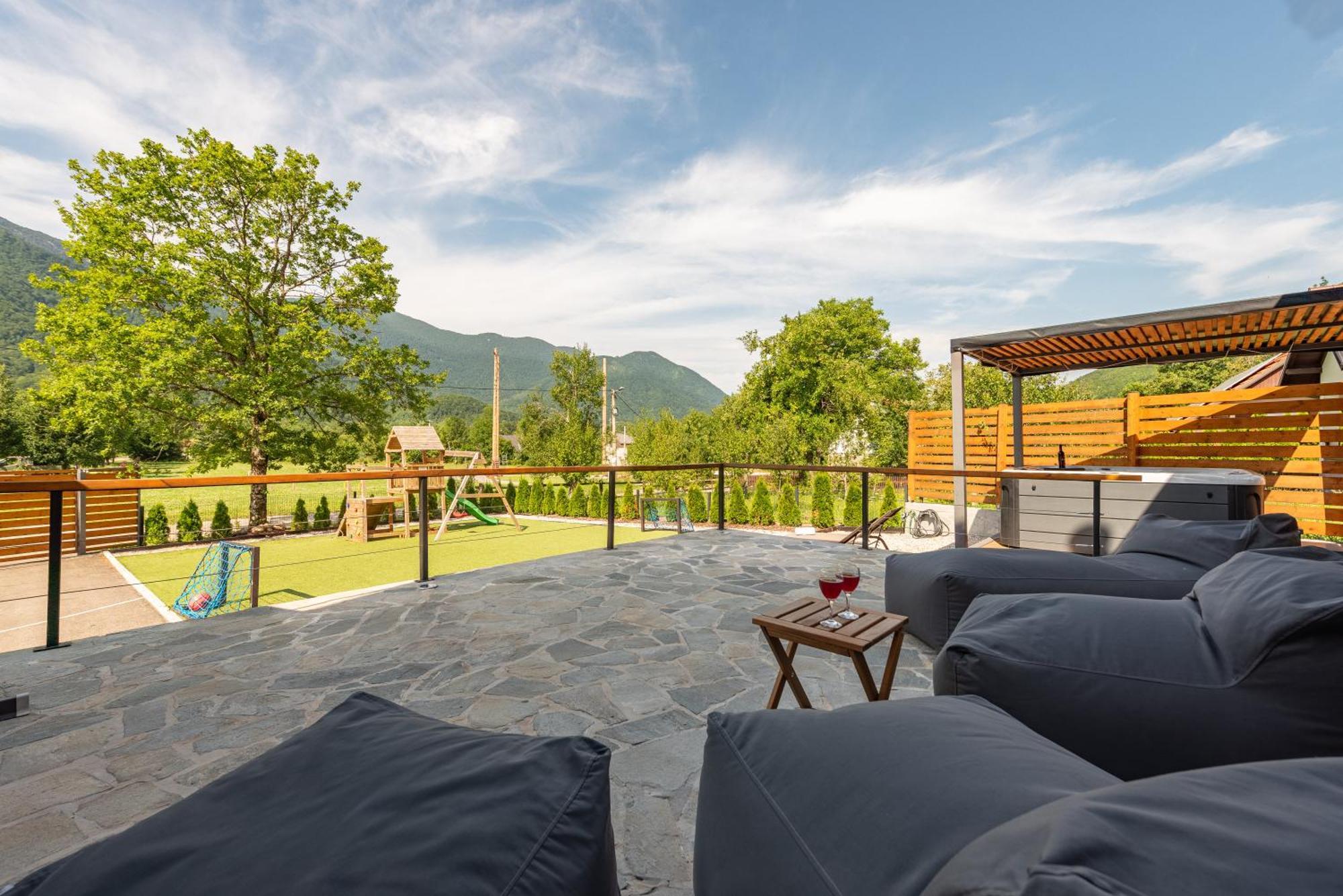 Oak House Villa Brusane Buitenkant foto