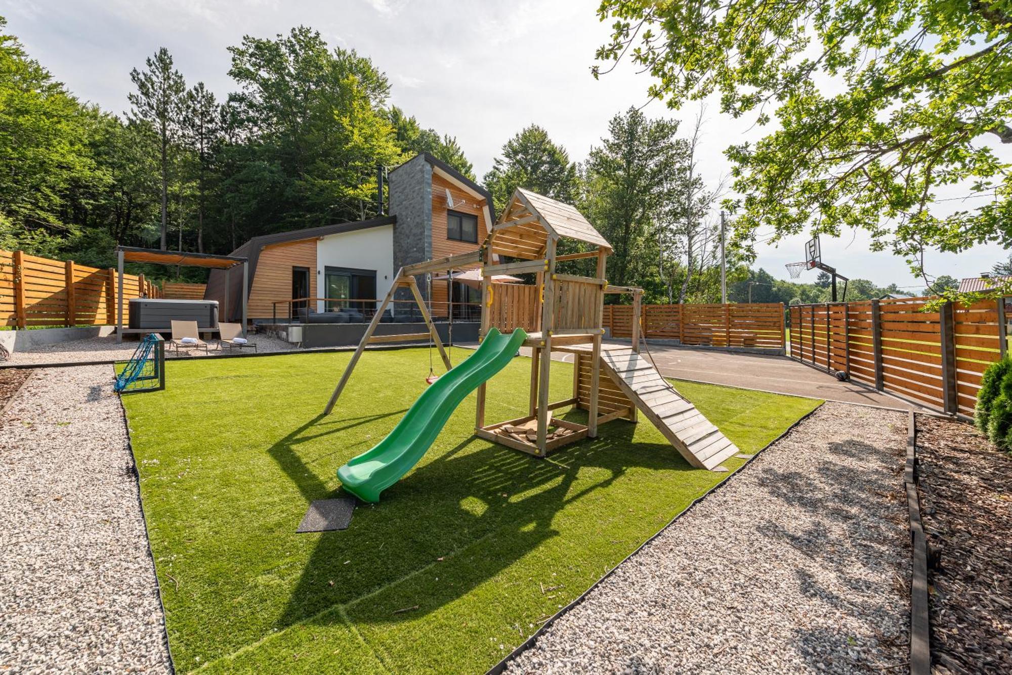 Oak House Villa Brusane Buitenkant foto